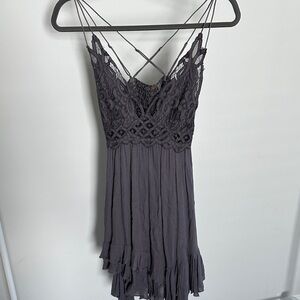 Free People Charcoal Dress